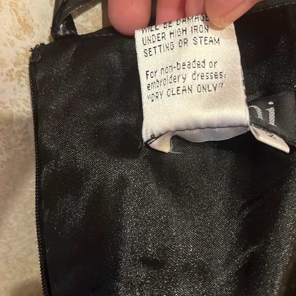 👗NWT Jovani Sz 2 sweetheart neck strapless mermaid ball gown black dress - Picture 15 of 16